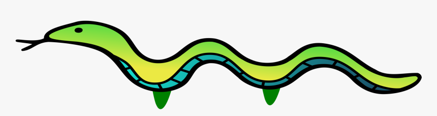 Area,animal Figure,beak - Cartoon Snake Have Foot, HD Png Download