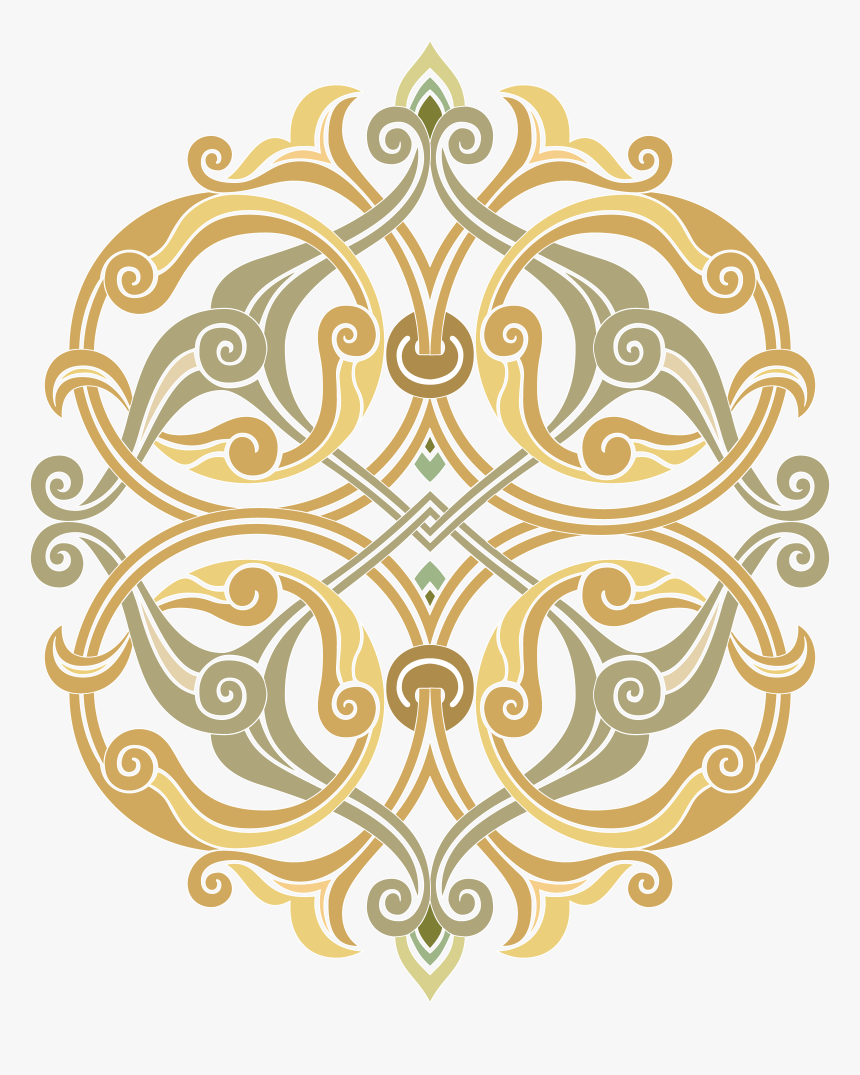Turkish Vector Gold Damask , Png Download, Transparent Png