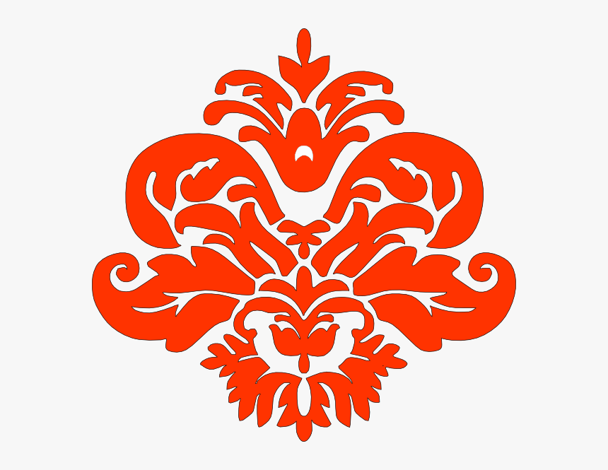Damask Shape - Damask Image Clipart, HD Png Download