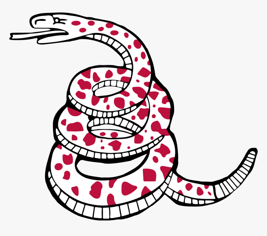 File Red And White - Red White And Blue Gadsden Flag, HD Png Download