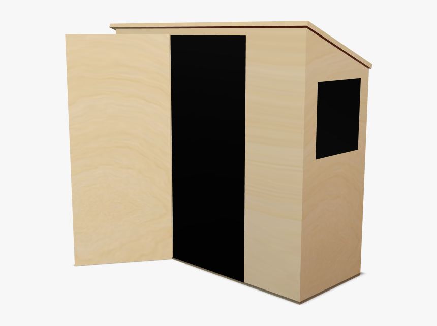 Garden Sheds Uk Made Free Delivery Pent Shed 1 Side - Shed, HD Png Download