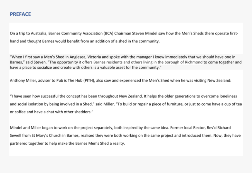 Barnes Men Shed Edited 1, HD Png Download