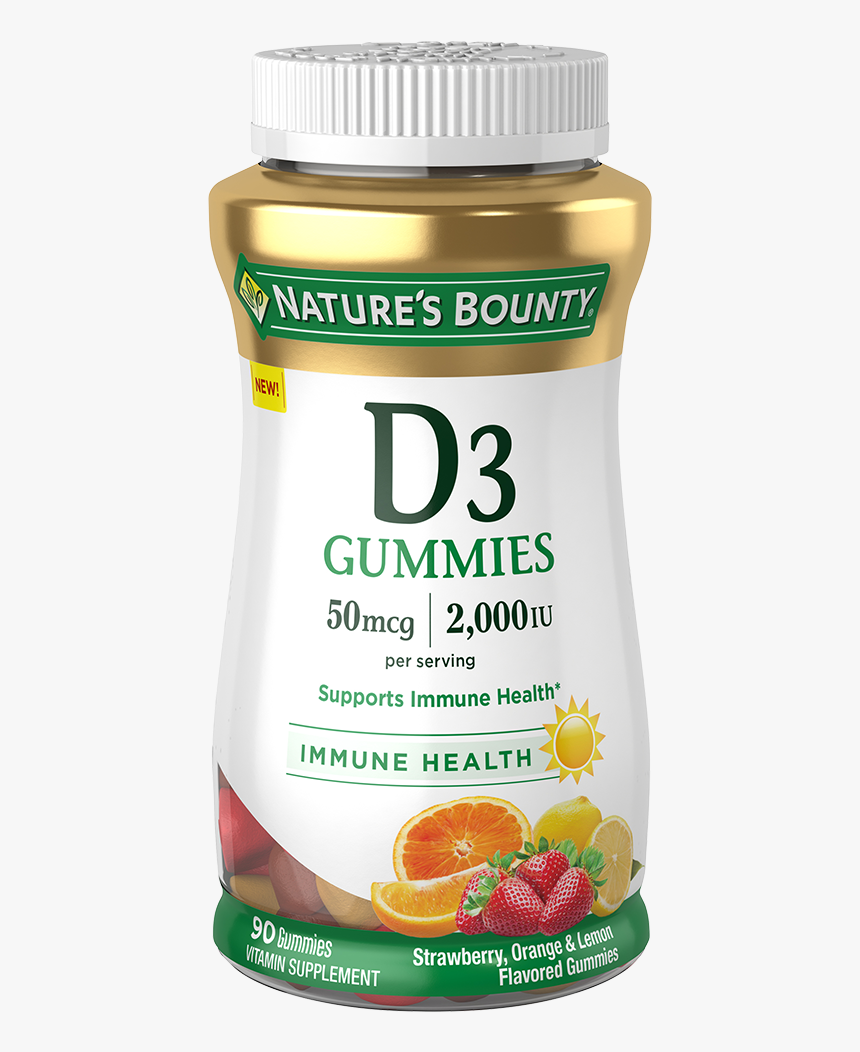 Vitamin D3 Gummies - D3 Gummies Nature's Bounty, HD Png Download