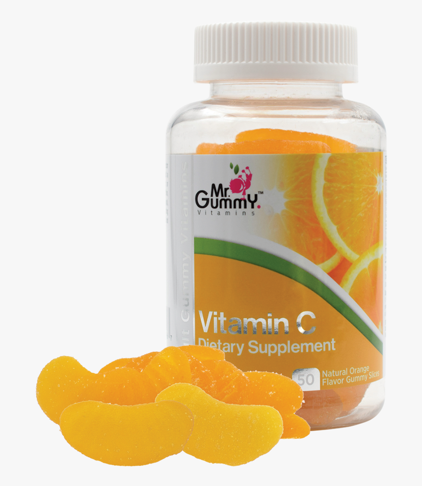 Vitamin C Slices 50 Ct - Mandarin Orange, HD Png Download