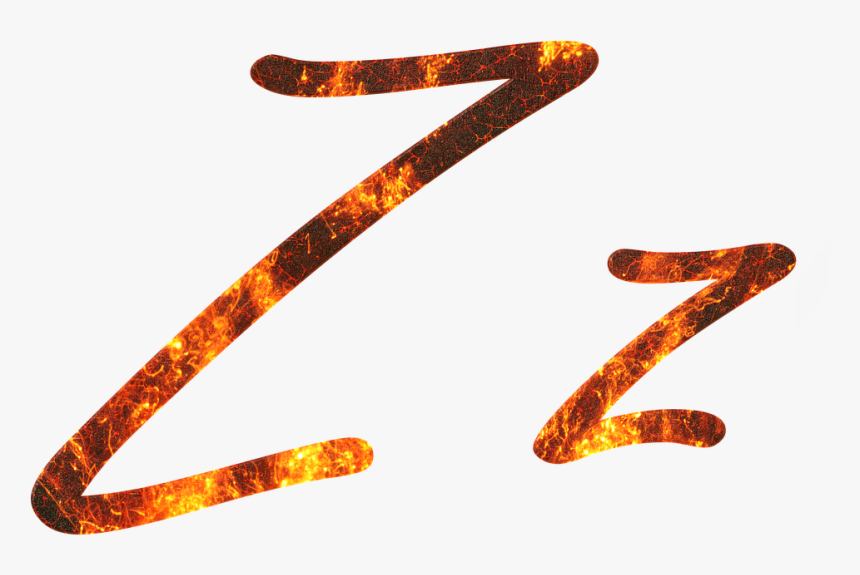 Letter, Z, Fire, Embers, Lava, Font, Write, Type, Fonts - Illustration, HD Png Download