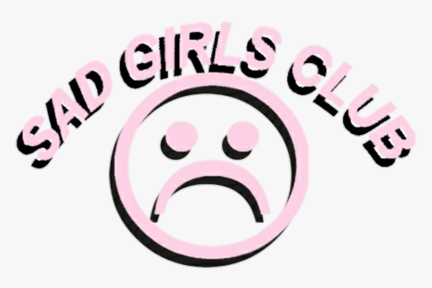Transparent Sad Girl Png - Logo Sad Girls Club, Png Download