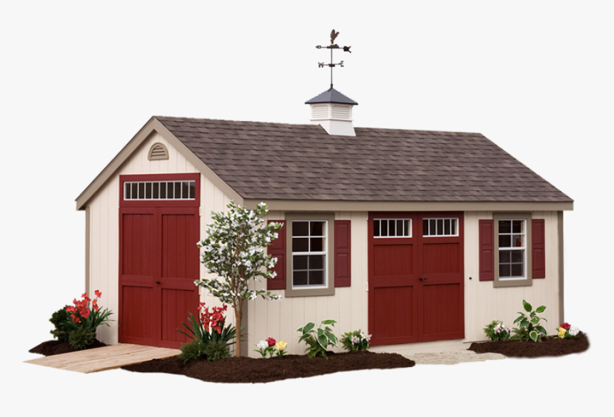 Deluxe Custom Cape-cod Garden Shed In Minneapolis, - Amish Sheds, HD Png Download