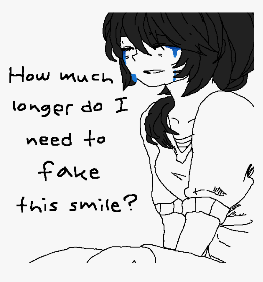 2 Sad Girl - Portable Network Graphics, HD Png Download