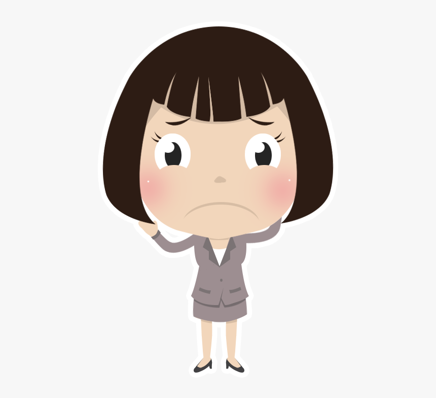 Transparent Sad Lonely Girl Clipart, HD Png Download