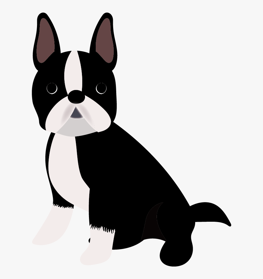 Boston Terrier Puppy Dog Breed Companion Dog French - Transparent Boston Terrier Clipart, HD Png Download