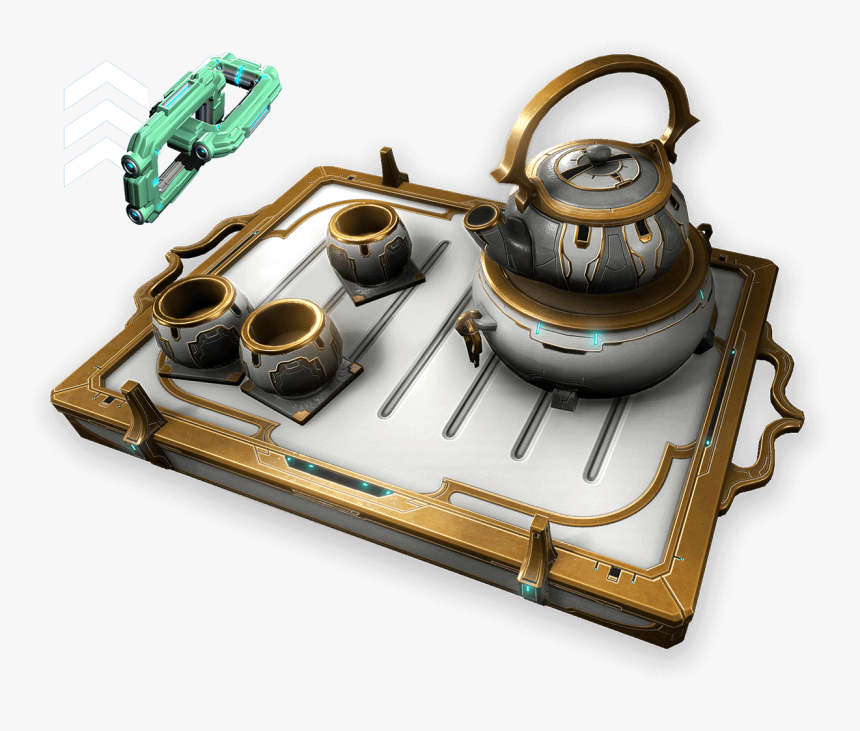 Teaset - Warframe Orokin Tea Set, HD Png Download