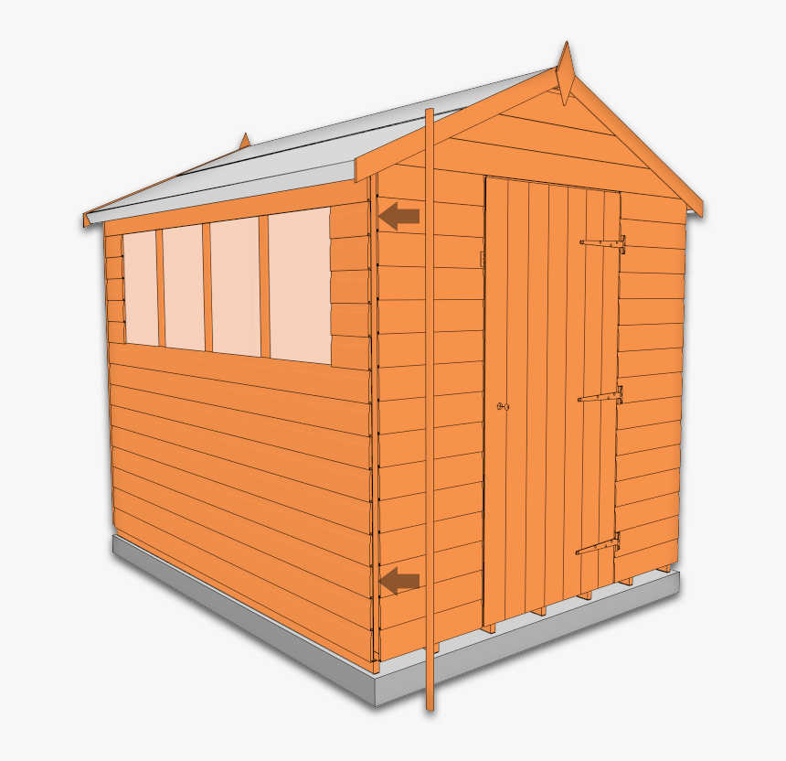 An Image To Show The Corner Strips - Shed, HD Png Download