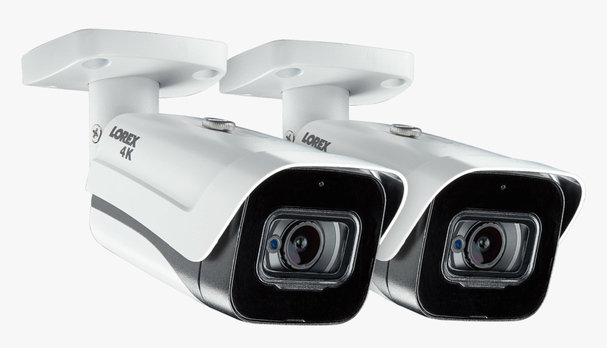4k Ultra Hd Outdoor Metal Security Cameras With Audio - Camera, HD Png Download
