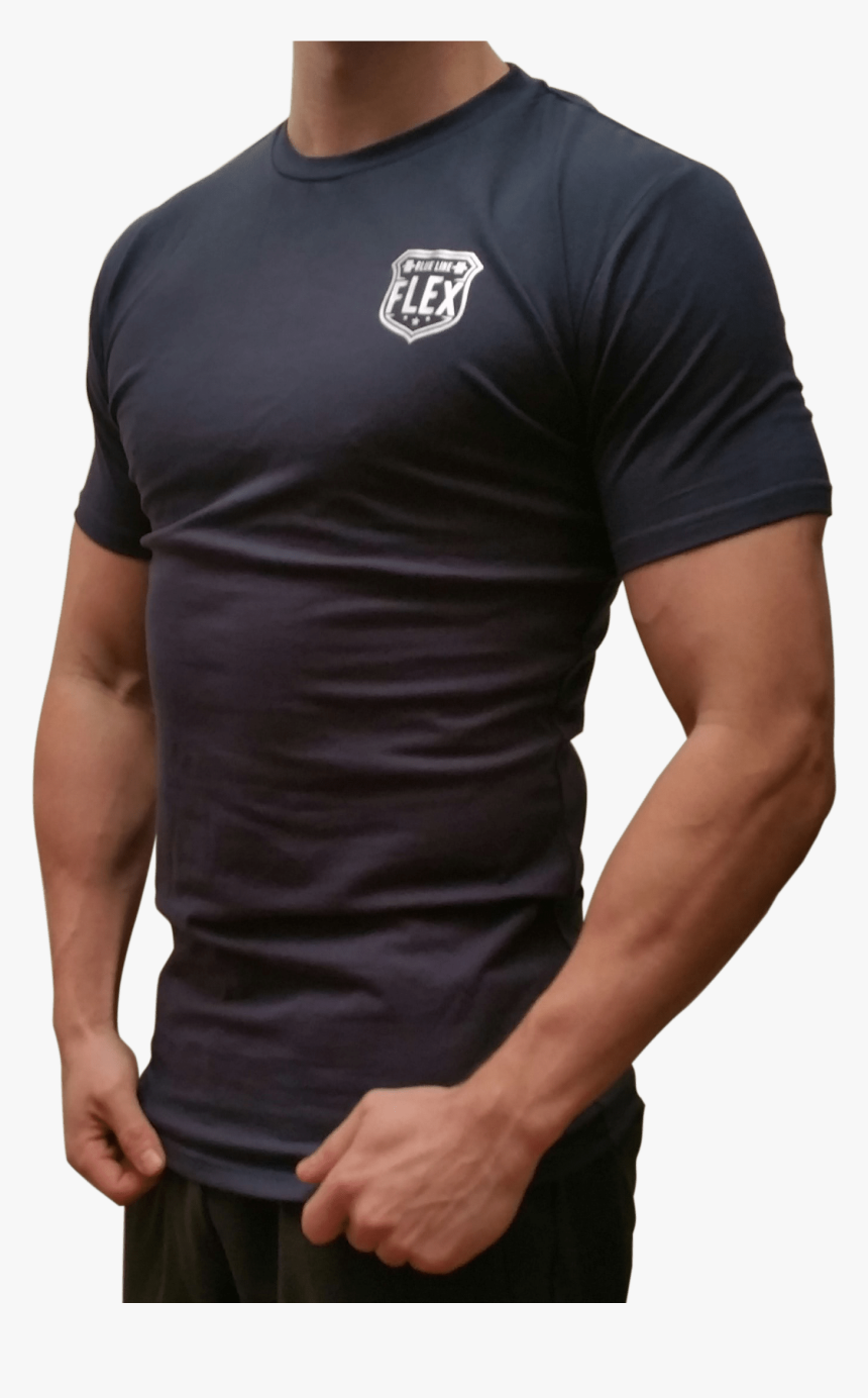 Police T Shirts Navy Thin Blue Line Shirt - Active Shirt, HD Png Download