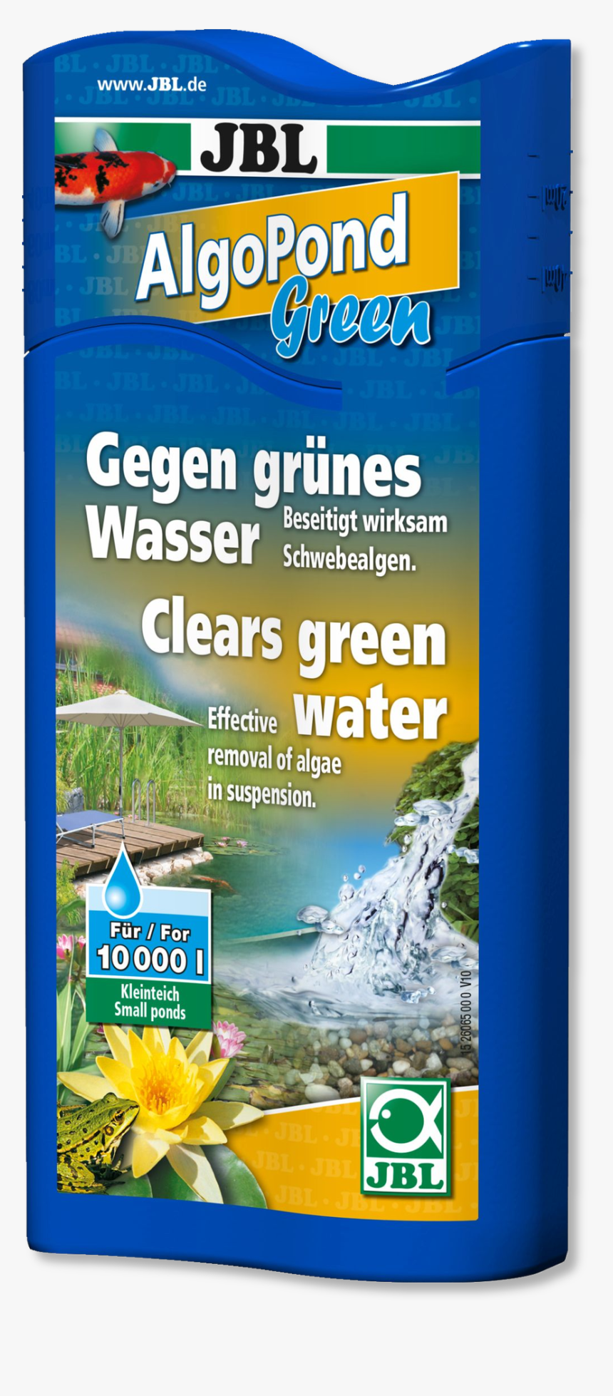 Algopond Green 500 Ml, HD Png Download