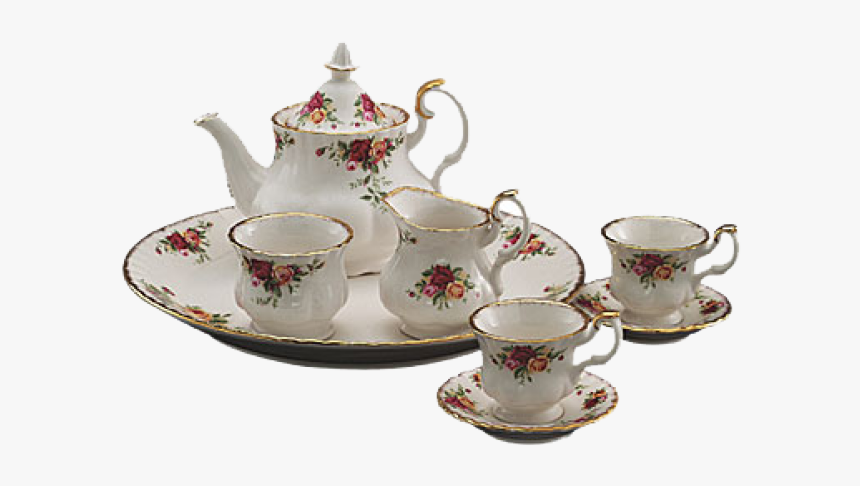 Tea Set Png Transparent Images - Royal Albert Old Country Roses Tea Set, Png Download
