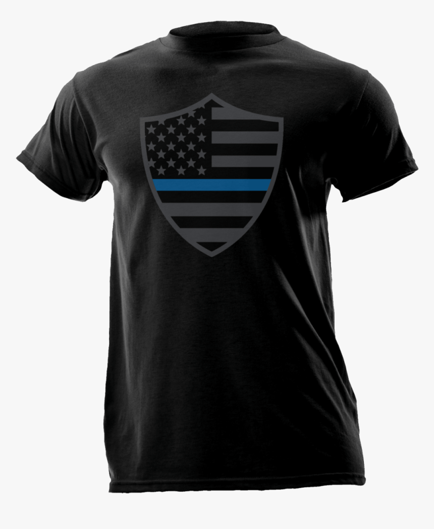 American Shield Cotton Short Sleeve Shirt - Active Shirt, HD Png Download