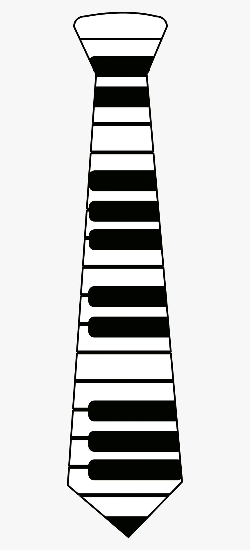 Corbata Con Piano , Png Download - Corbata Con Teclas De Piano, Transparent Png