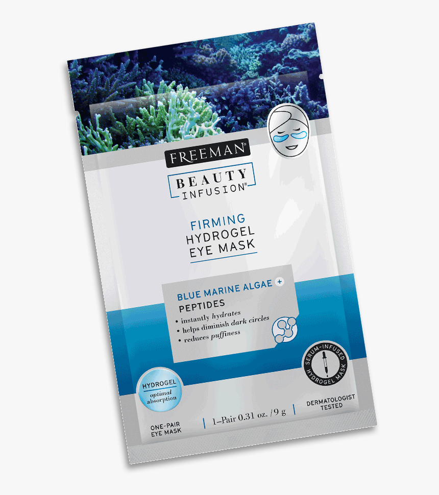 Firming Hydrogel Eye Mask Blue Marine Algae Peptides - Brochure, HD Png Download