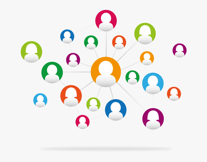 Background Abstract Social Network, HD Png Download