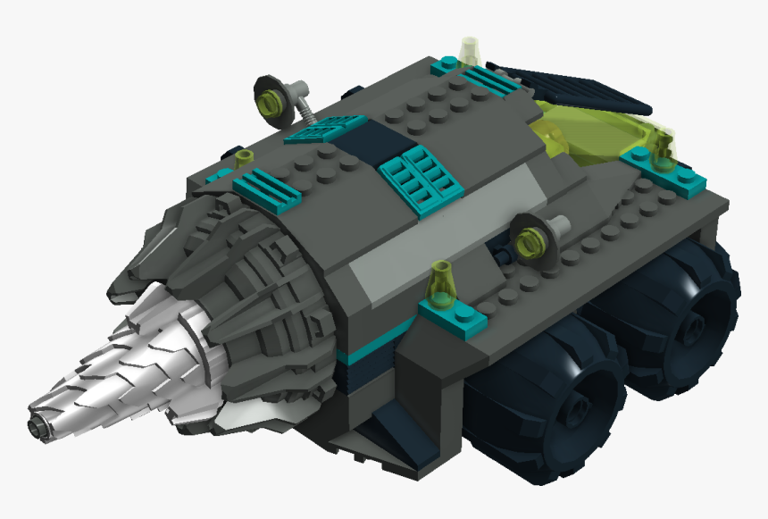 1-megamole - Lego Giant Drill, HD Png Download