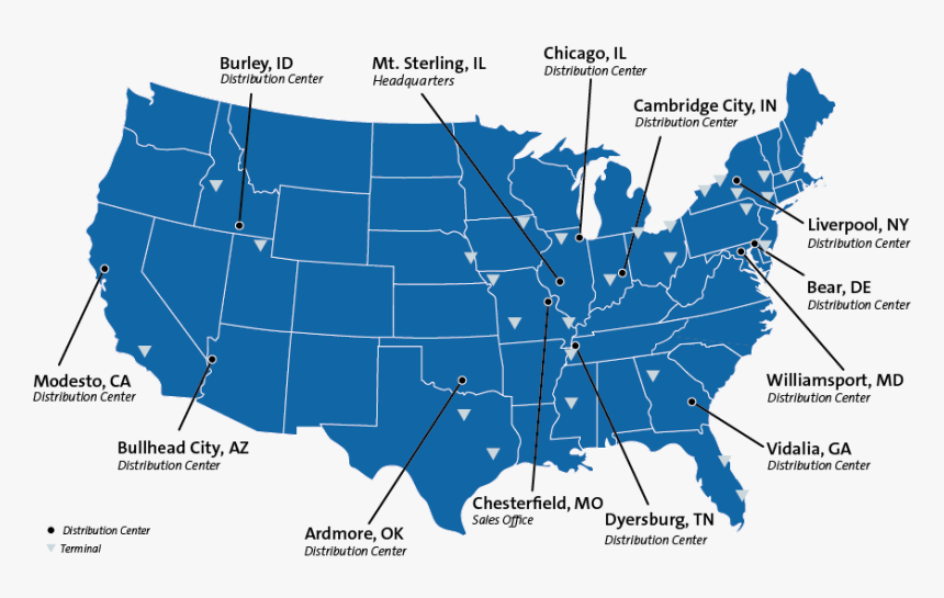 Map - Us States Representative Numbers, HD Png Download