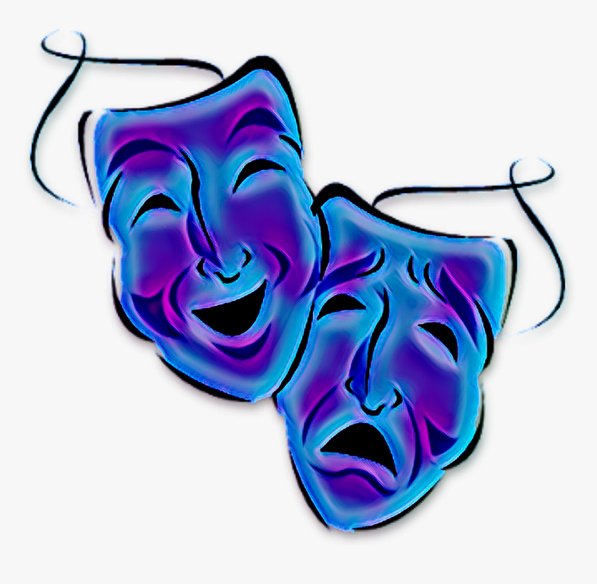 #theatre #masks #stickers - Stickers Png Theatre, Transparent Png