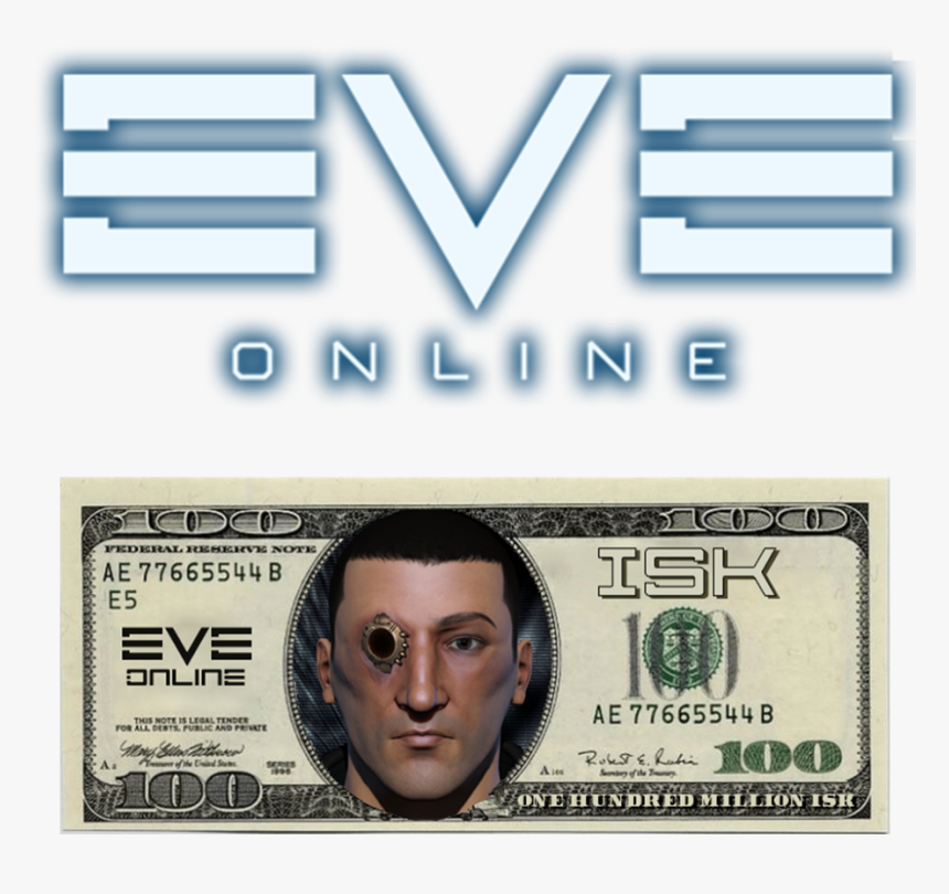 Eve Online Isk - 100 Dollars Bill Png, Transparent Png