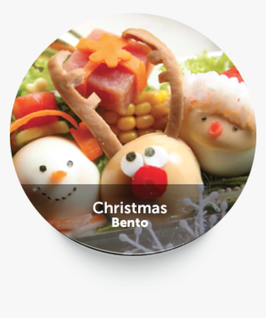 Roundbuttonfunbento-04 - Dish, HD Png Download