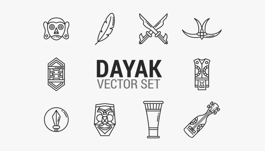 vector de iconos dayak dayak tribe png transparent png transparent png image pngitem vector de iconos dayak dayak tribe