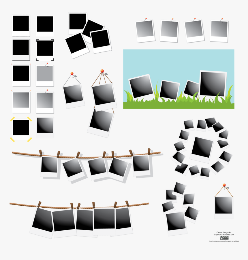 Polaroid Vector , Png Download - Polaroid Vector, Transparent Png