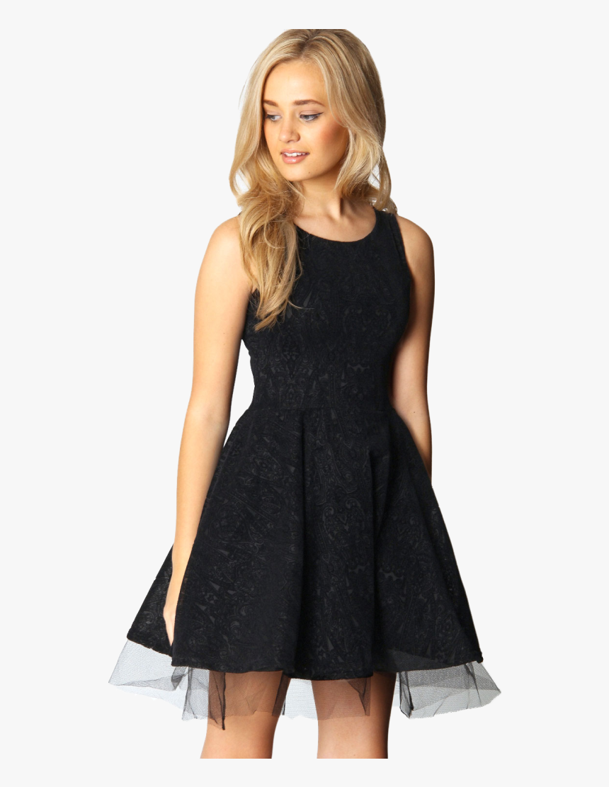 Dress Black Little Png, Transparent Png