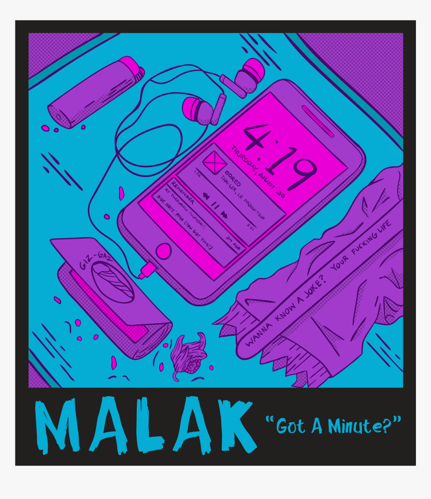 Got A Minute Vector Artwork Design Digital Illustration - Graphic Design, HD Png Download