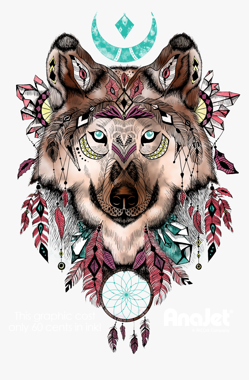 Native Wolf Dark Shi - Anajet Wolf, HD Png Download