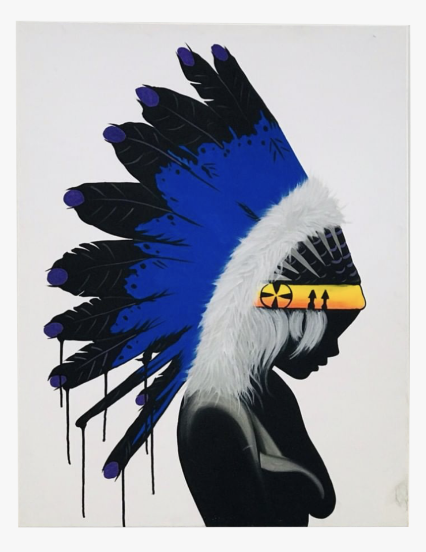 Headdress Painting 
 Title Headdress Painting - Costume Hat, HD Png Download