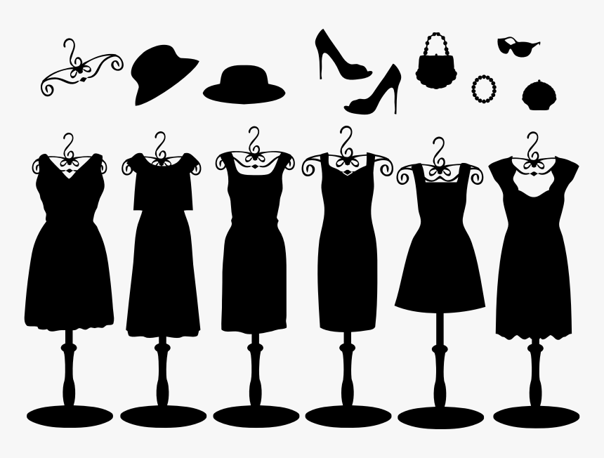 Black Dresses And Accessories - Glam Up Little Black Dress, HD Png Download