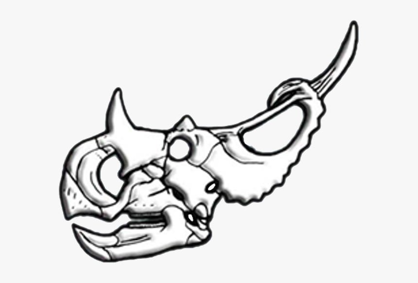 Spinops Skull Diagram - Illustration, HD Png Download