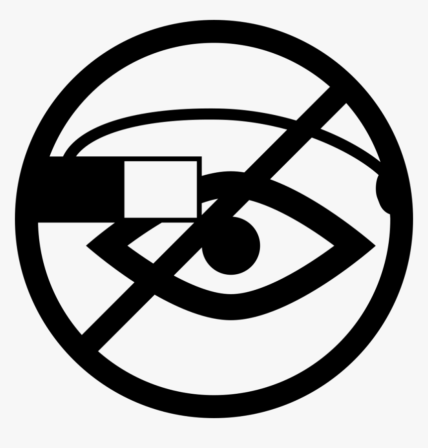 Google Glasses Not Allowed Symbol - Drop Call Icon, HD Png Download