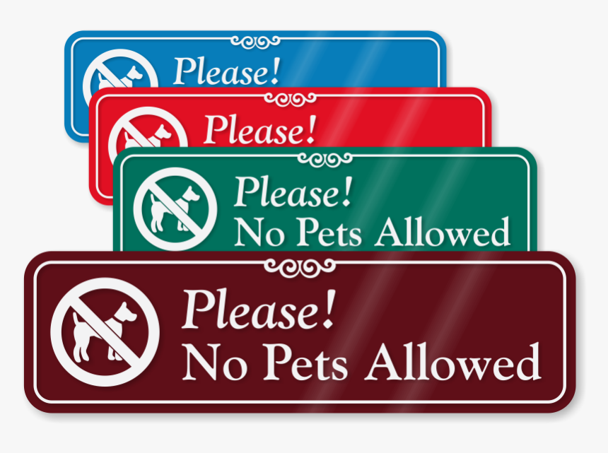 Please Curb Your Dog Signs, HD Png Download
