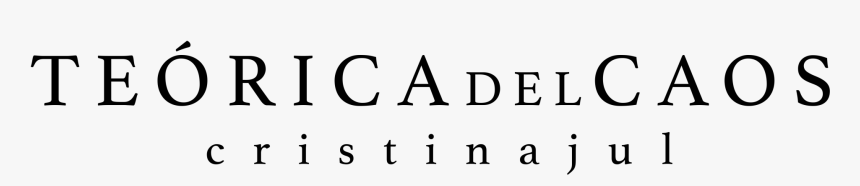 Teórica Del Caos - Black-and-white, HD Png Download