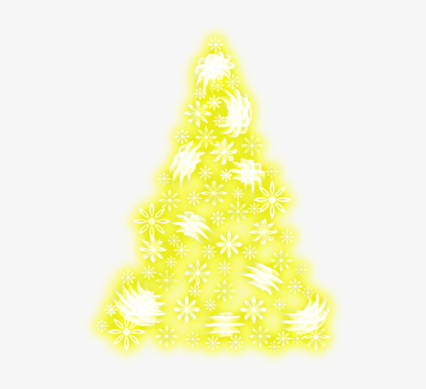 Fondos De Arboles De Navidad Con Luces Para Fondo De - Christmas Tree, HD Png Download