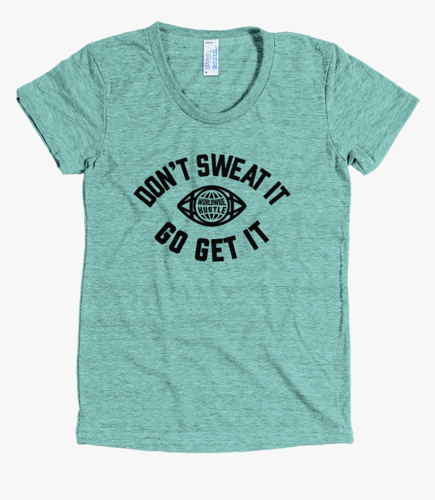 Don T Sweat It Go Get It Tri-blend Track Tee - American Apparel Tri Blend Lemon, HD Png Download