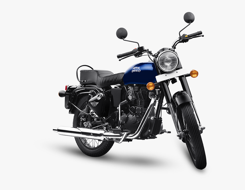 Bullet 350 Es Royal Blue - Royal Enfield Bullet 350 Es, HD Png Download