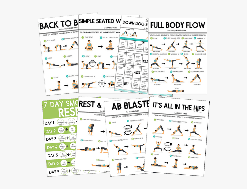 Poses Beginner Yoga, HD Png Download