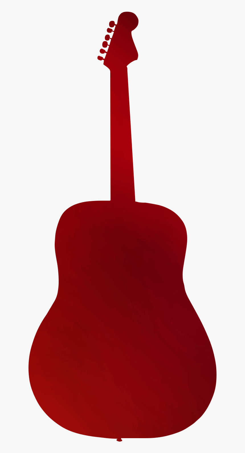 Guitar Product Red - Illustration, HD Png Download