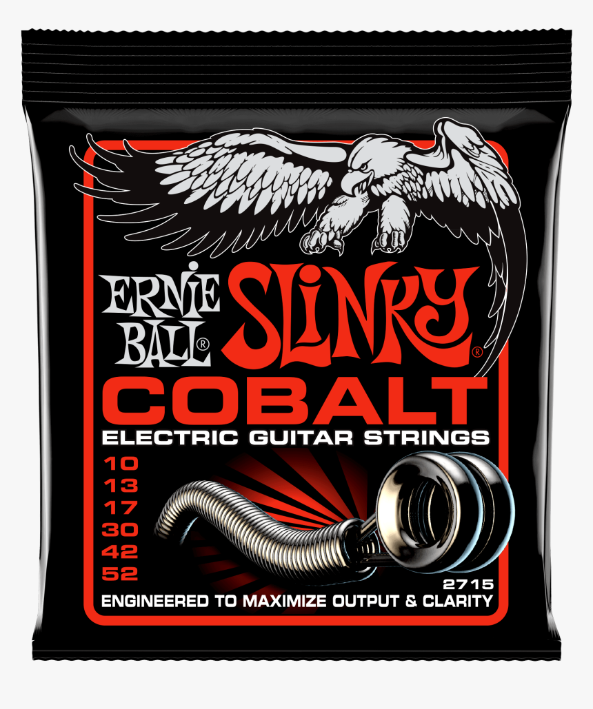Skinny Top Heavy Bottom Slinky Cobalt Electric Guitar - Ernie Ball Hybrid Slinky Cobalt, HD Png Download