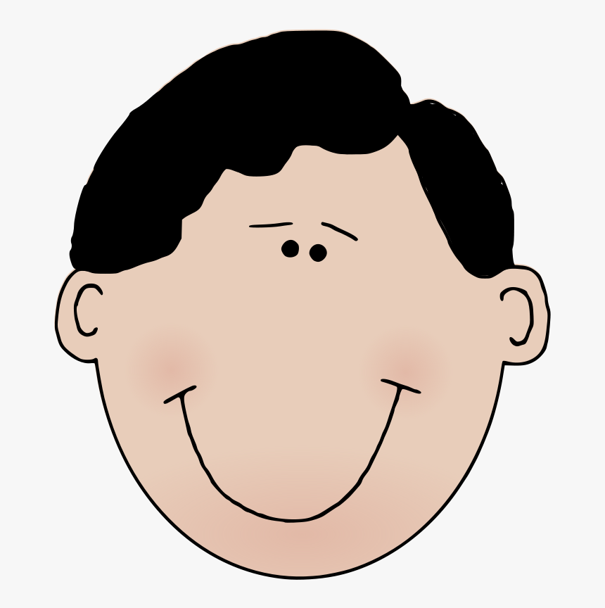 Free Man With Mustache - Face Mustache Clip Art, HD Png Download