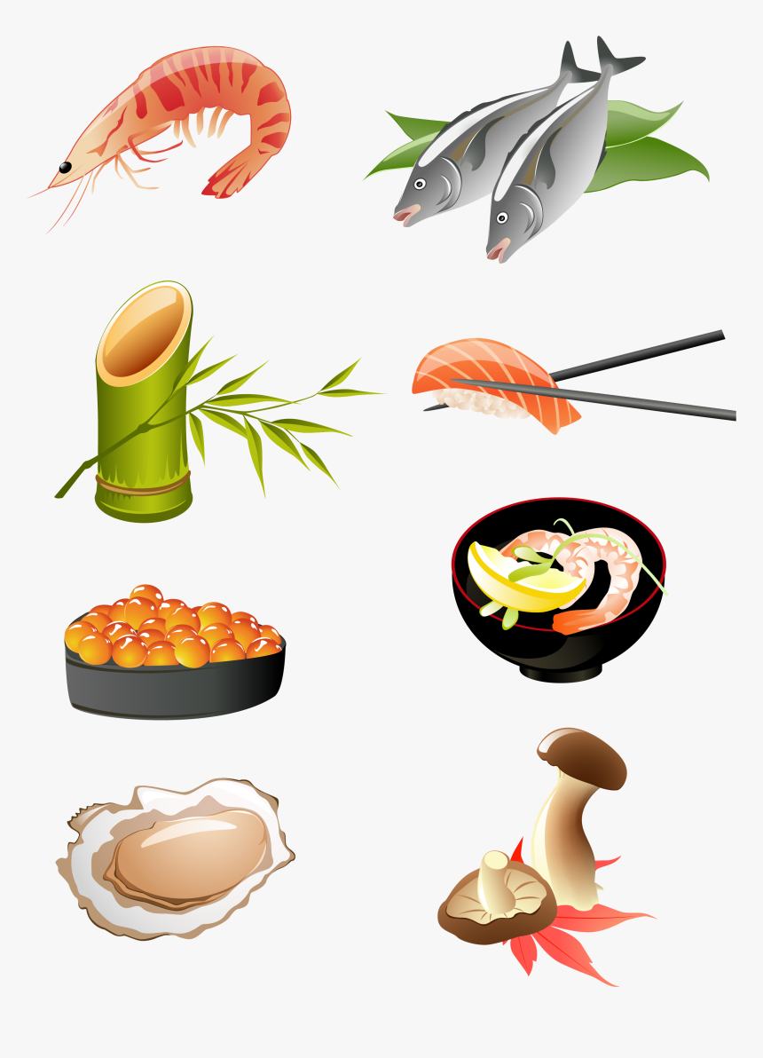 Seafood Clam Plateau De Fruits De Mer Crab Oyster - Seafoods Vector Png Hd, Transparent Png