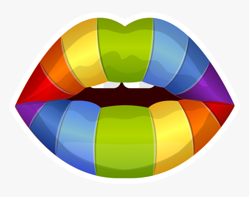Transparent Lip Print Png Booth Props Lips Rainbow Png Download transparent-lip-print-png-booth-props-lips-rainbow-png-download