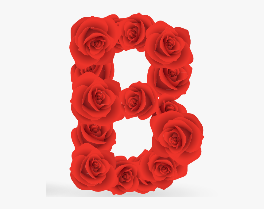 Abecedario Hecho Con Rosas Rojas - Rosas Vermelhas Blusa Png, Transparent Png